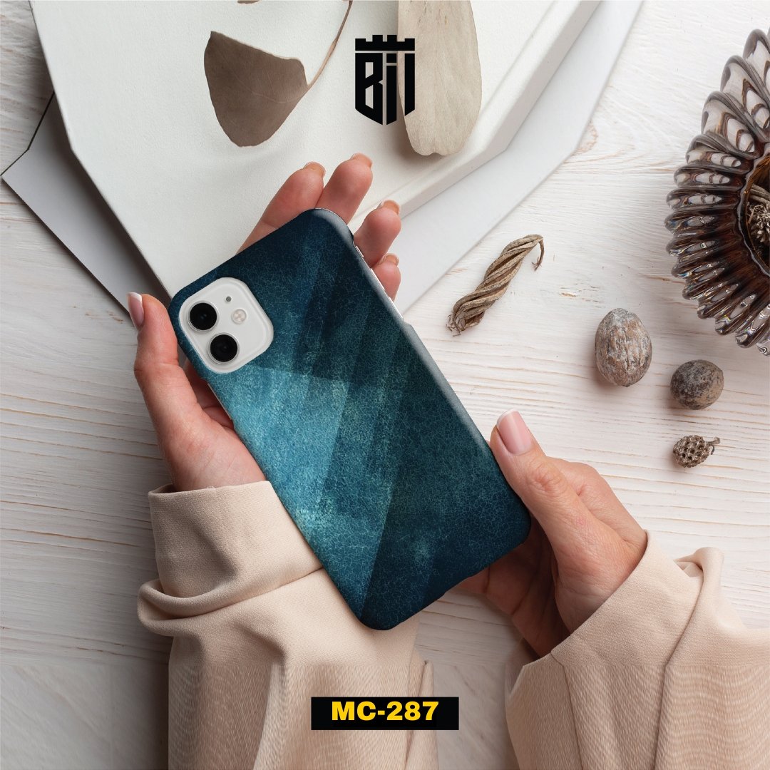MC287 Blue Abstract Mobile Case - BREACHIT