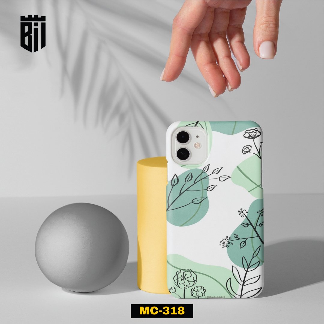 MC318 Aesthetic Painted Flower Mobile Case - BREACHIT