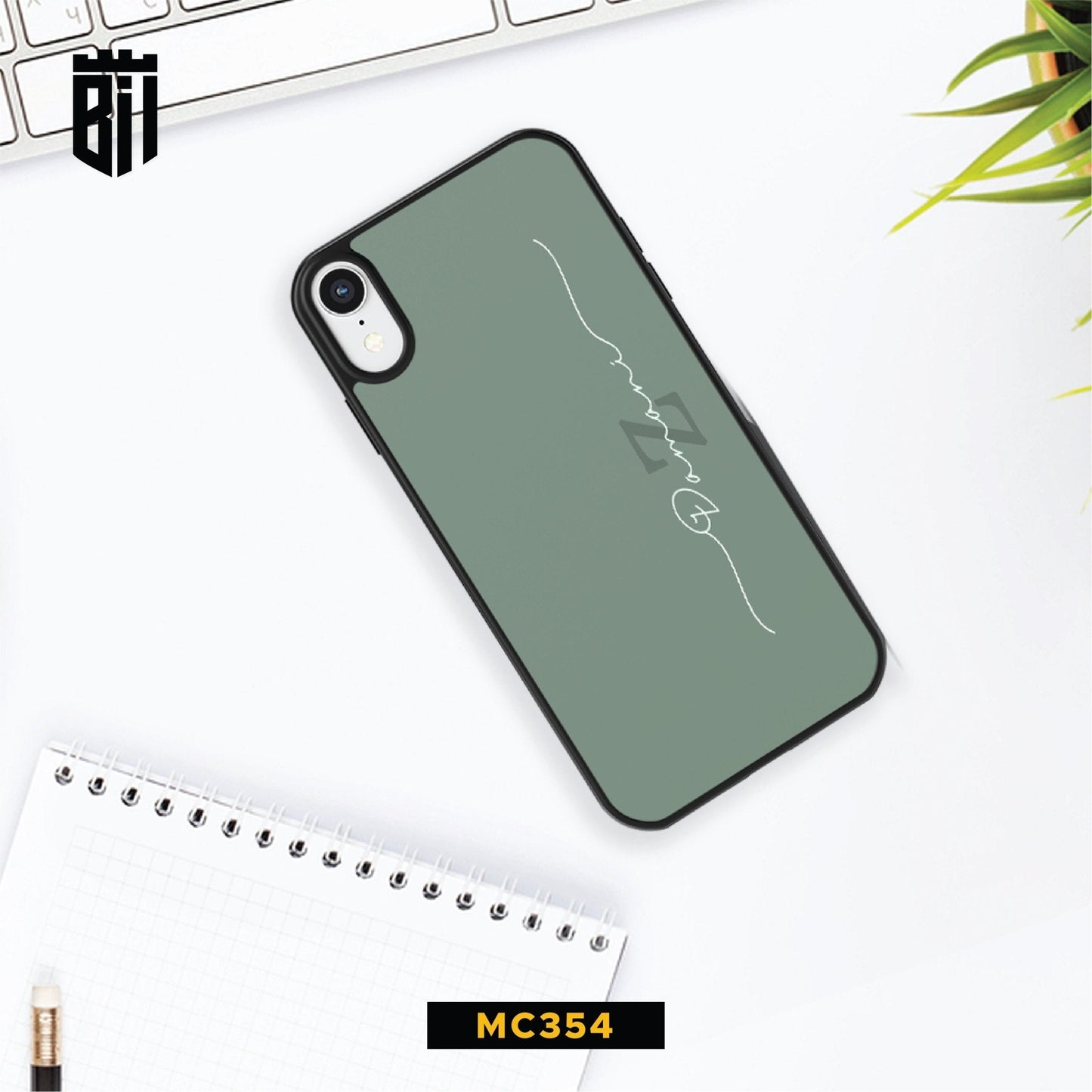MC354 Initial Name Design Mobile Case - BREACHIT
