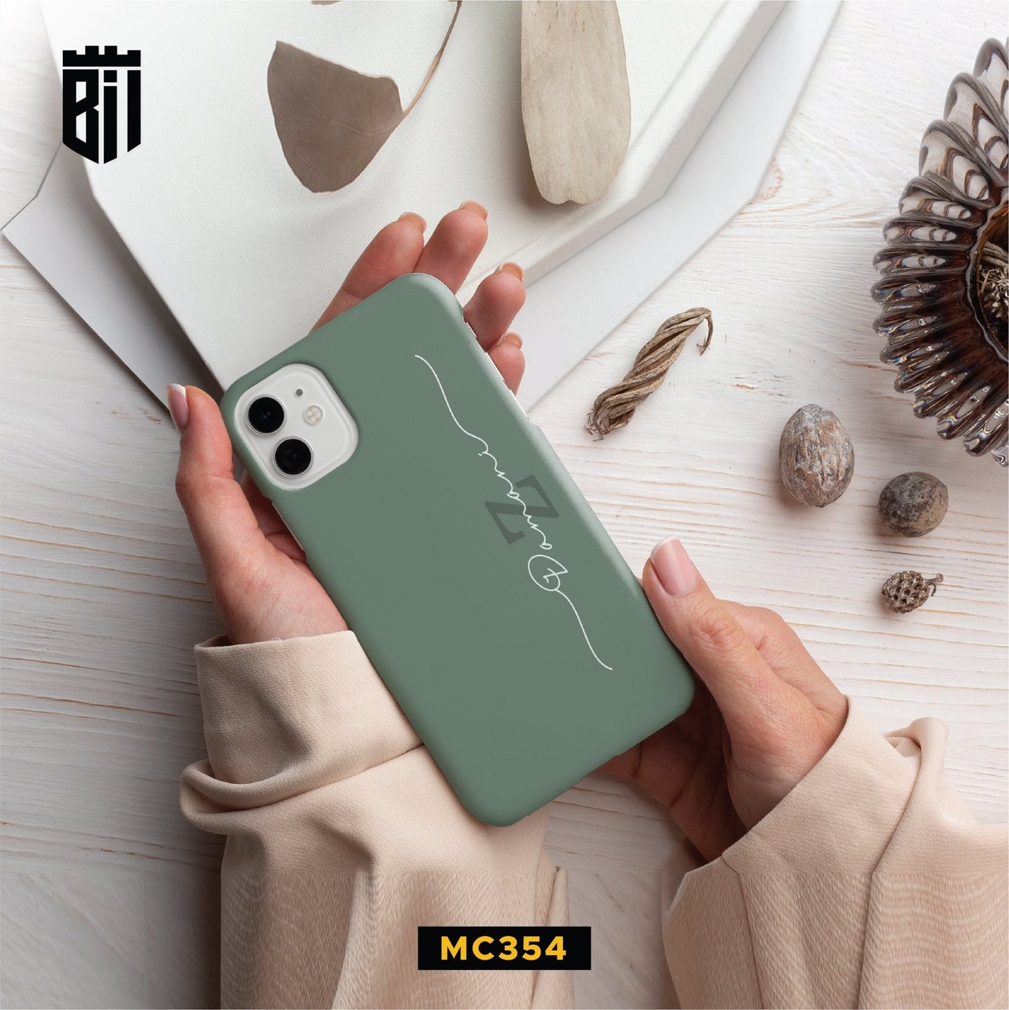 MC354 Initial Name Design Mobile Case - BREACHIT