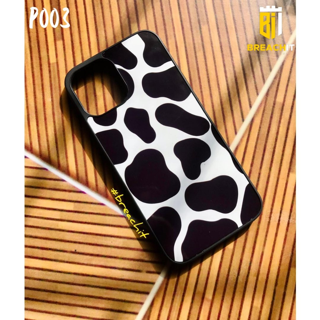 P003 Cow Gloss Plate Mobile Case - BREACHIT