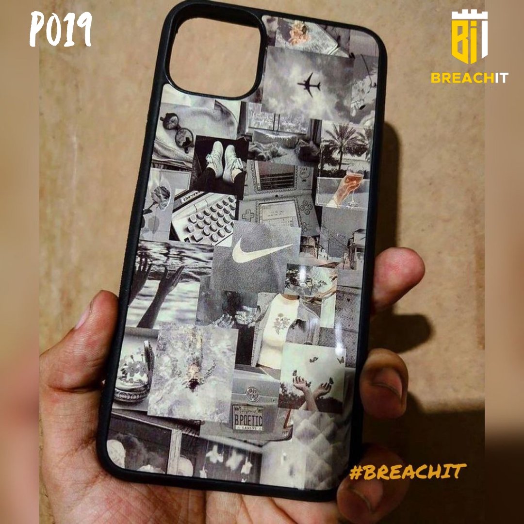 P019 Collage Gloss Plate Mobile Case - BREACHIT