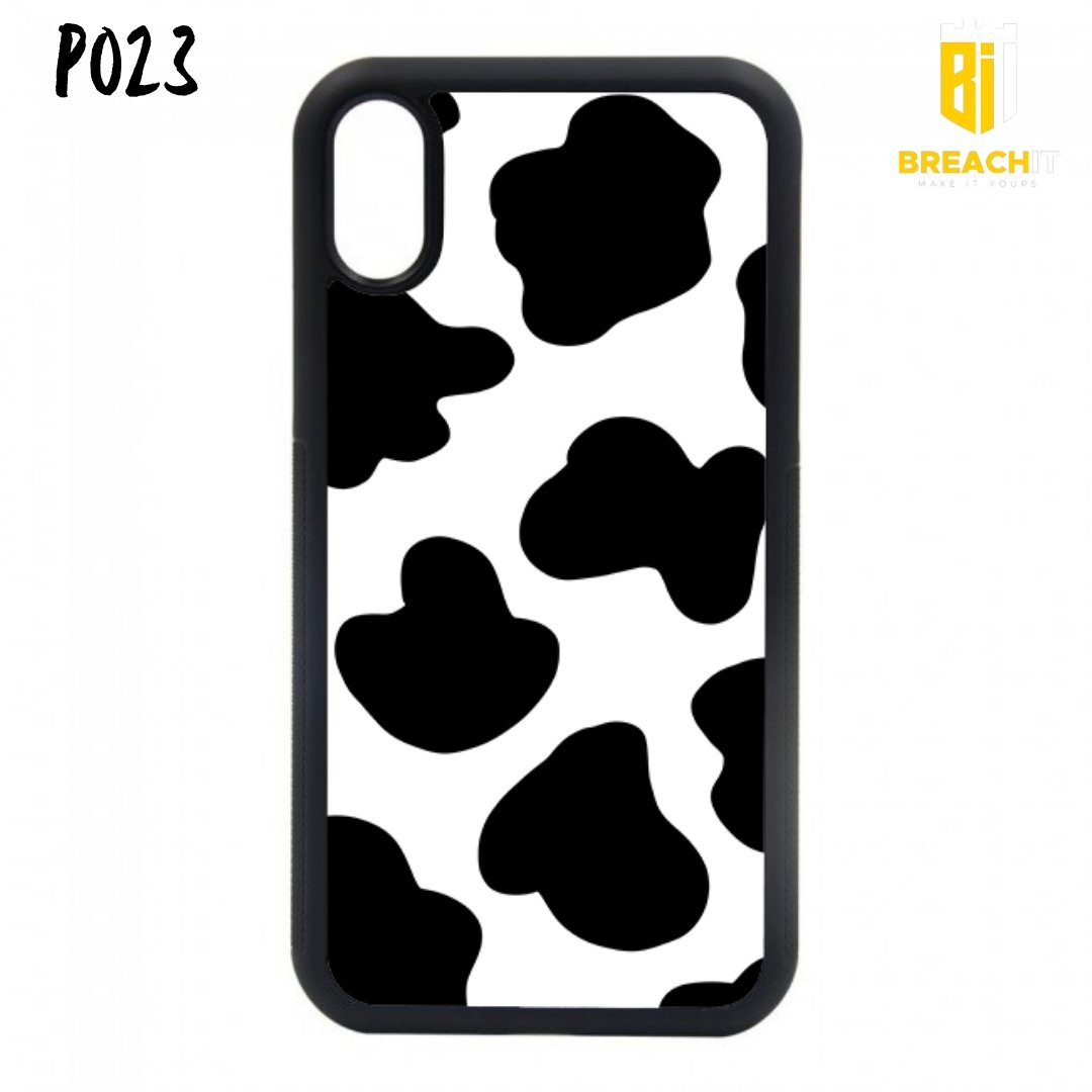 P023 Cow Gloss Plate Mobile Case - BREACHIT
