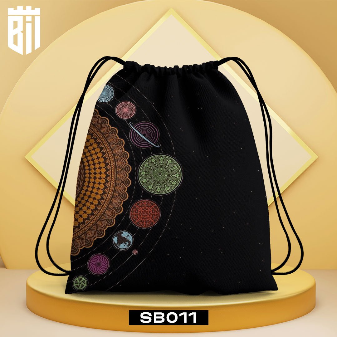 SB011 Mandala Galaxy Drawstring Bag - BREACHIT