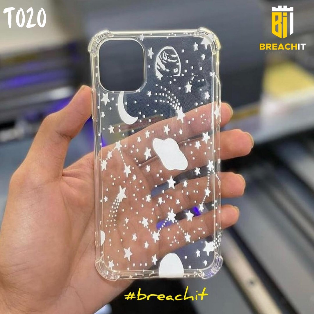 T020 Sky Transparent Design Mobile Case - BREACHIT