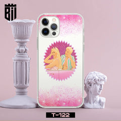 T122 Barbie Transparent Mobile Case - BREACHIT