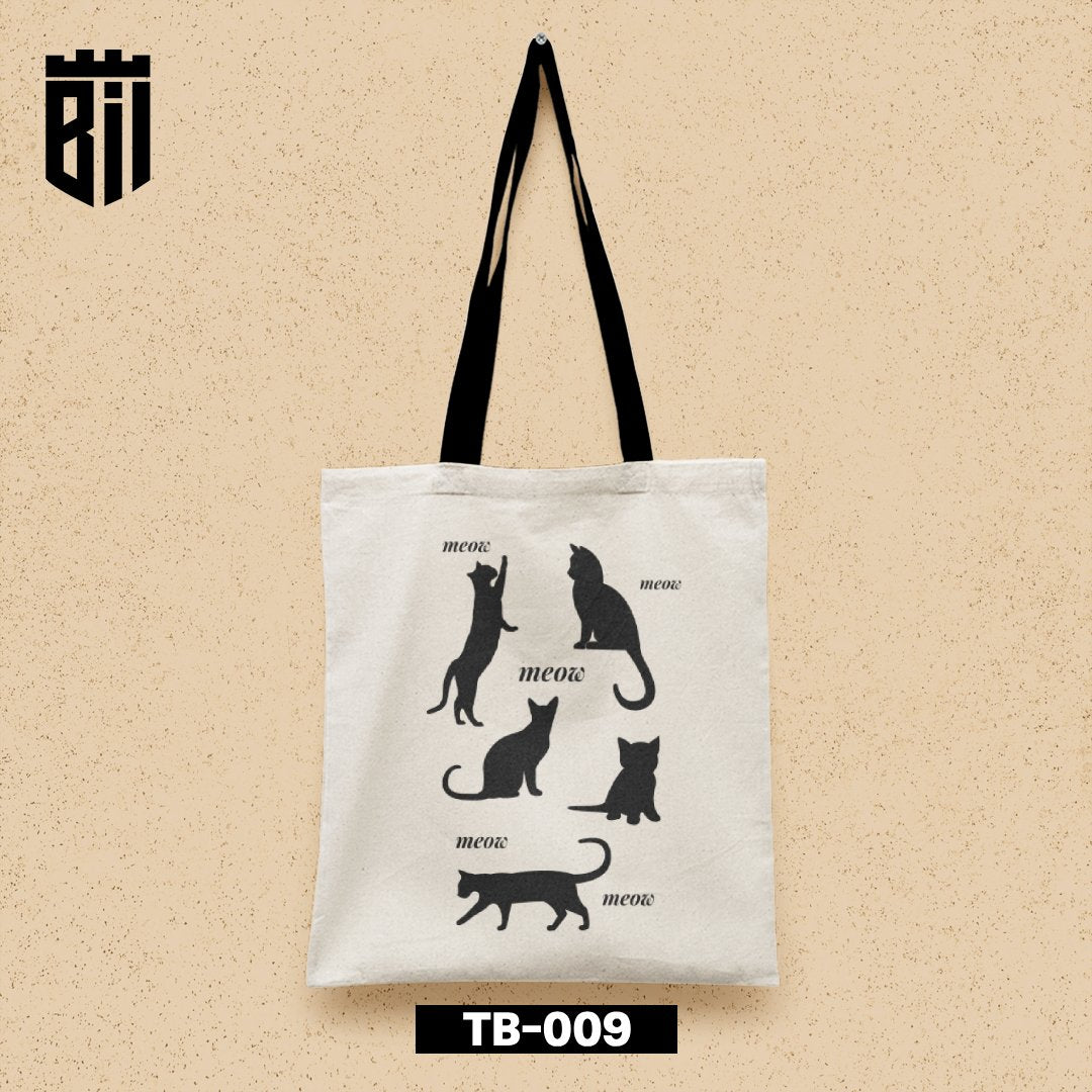 TB009 - Cat Freak Tote Bag - BREACHIT
