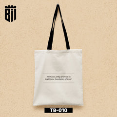 TB010 - Quote Tote Bag - BREACHIT