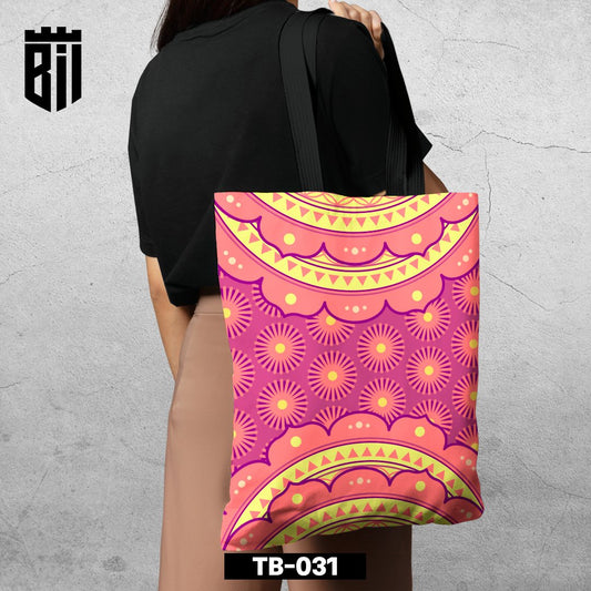 TB031 - Ankara Pattern Tote Bag - BREACHIT