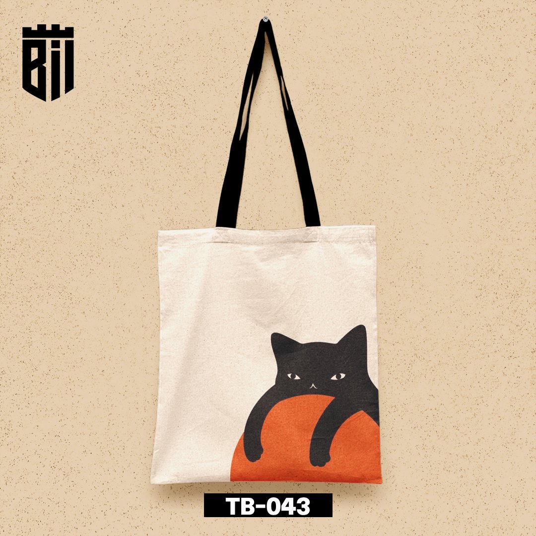 TB043 Cat Art Tote Bag - BREACHIT