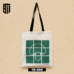 TB044 Plum Green Tote Bag - BREACHIT