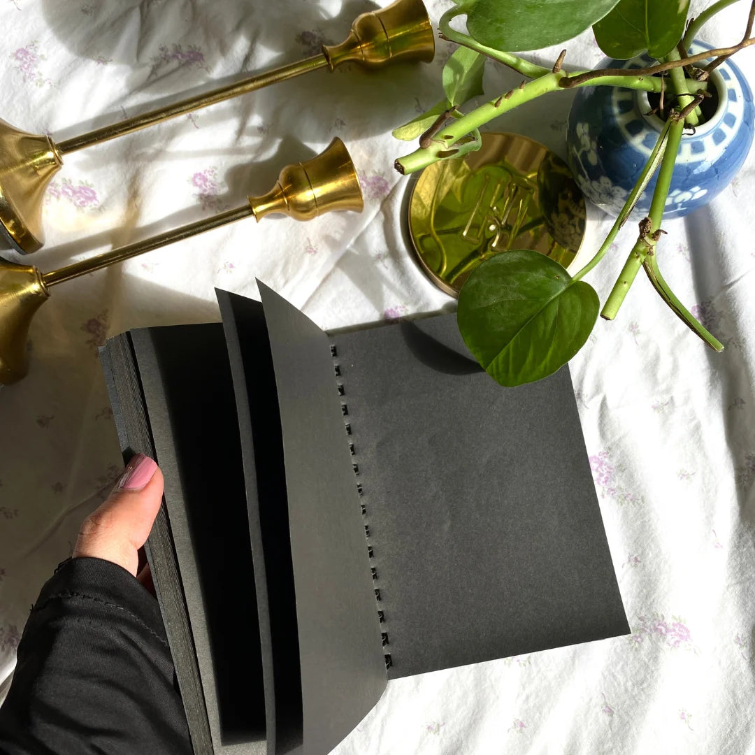 Cosmic Dreams Black Mini Notebook