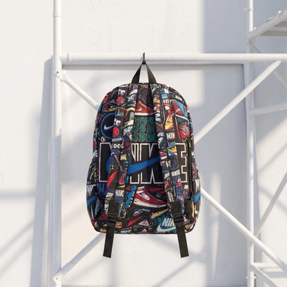 DB009 Just Do It Allover Printed Backpack