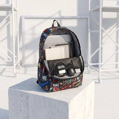 DB009 Just Do It Allover Printed Backpack