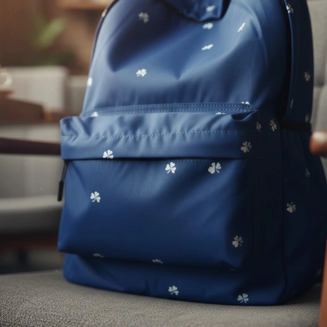 DB092 Flower Pattern Allover Printed Backpack