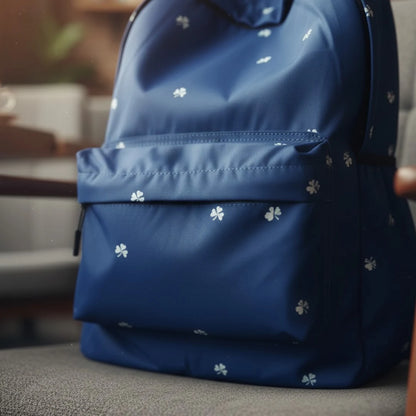 DB092 Flower Pattern Allover Printed Backpack