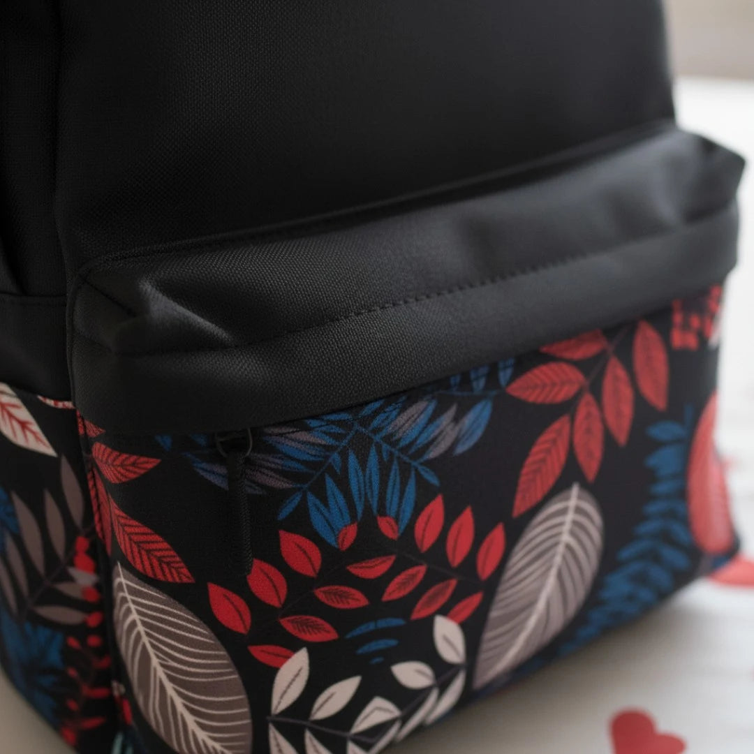 DB113 Tropical Night Allover Printed Backpack