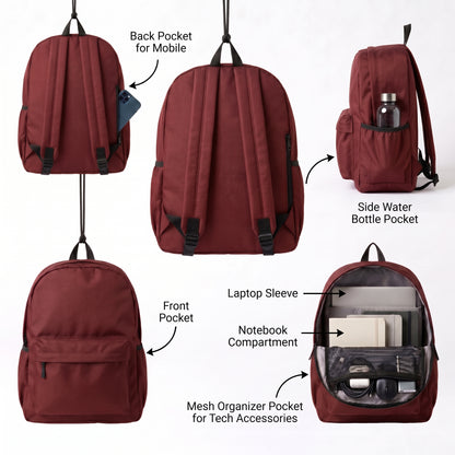 Urban Maroon Backpack