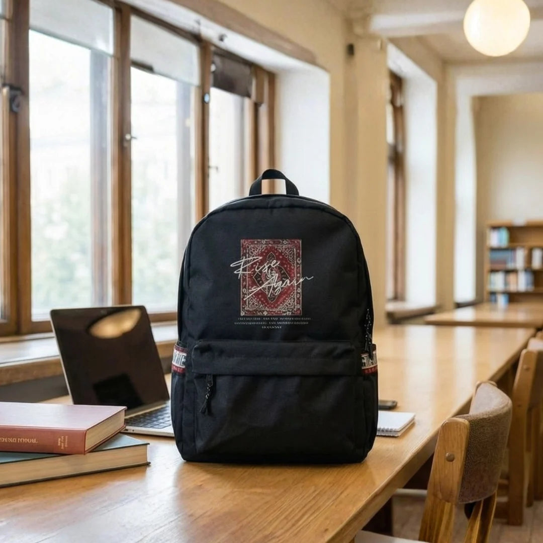 DB139 Urban Voice Allover Printed Backpack