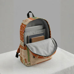 DB151 Tropic Patch Allover Printed Backpack