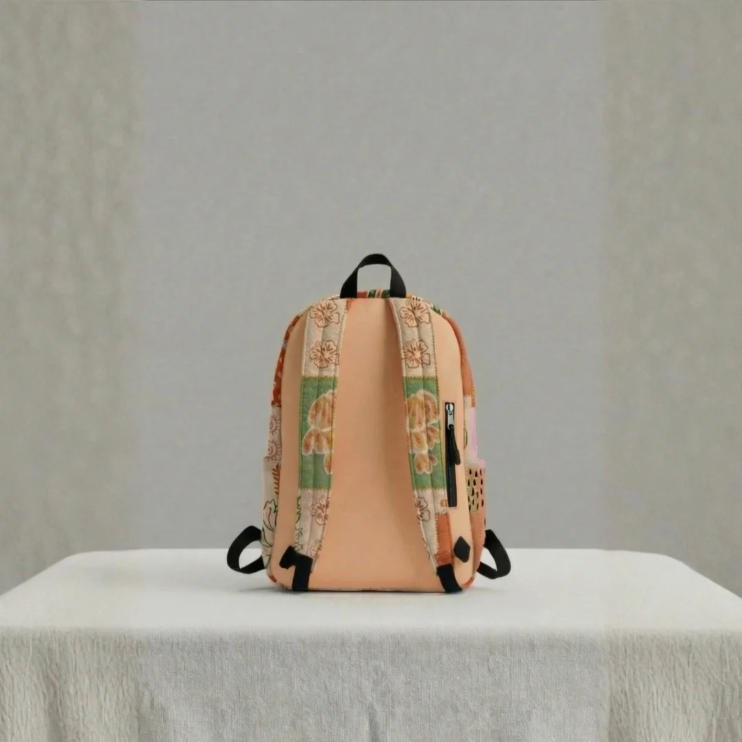 DB151 Tropic Patch Allover Printed Backpack