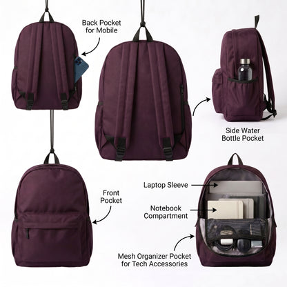Urban Burgundy Backpack