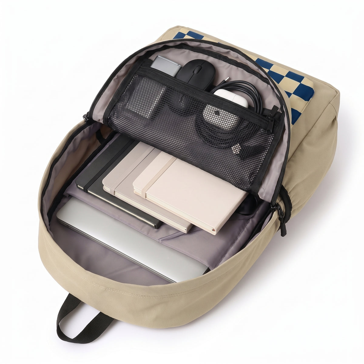 Oxford Grid Backpack