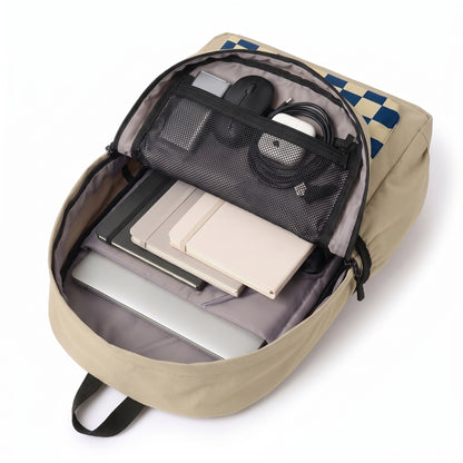 Oxford Grid Backpack