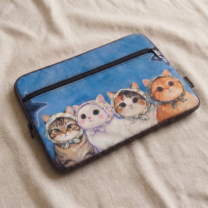 Cozy Cat Crew Laptop Sleeve