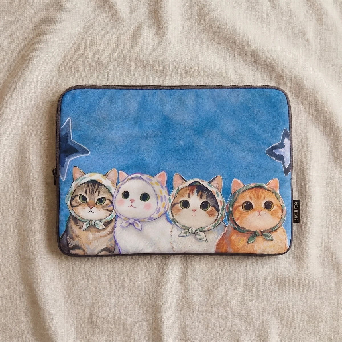 Cozy Cat Crew Laptop Sleeve