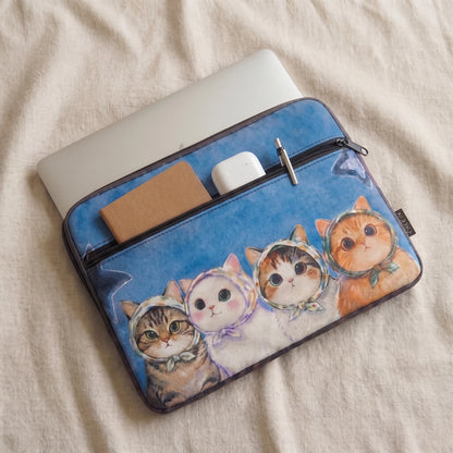 Cozy Cat Crew Laptop Sleeve
