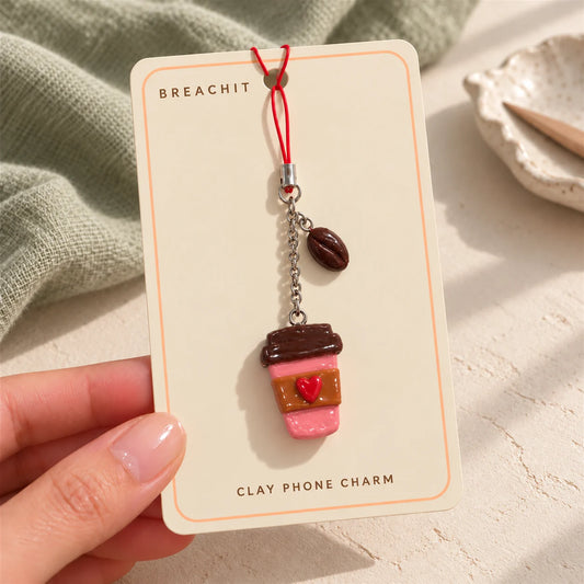 Daily Dose - Handmade Clay Phone Charm