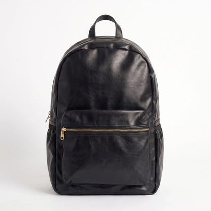 The Black Gold Voyager Leatherite Backpack