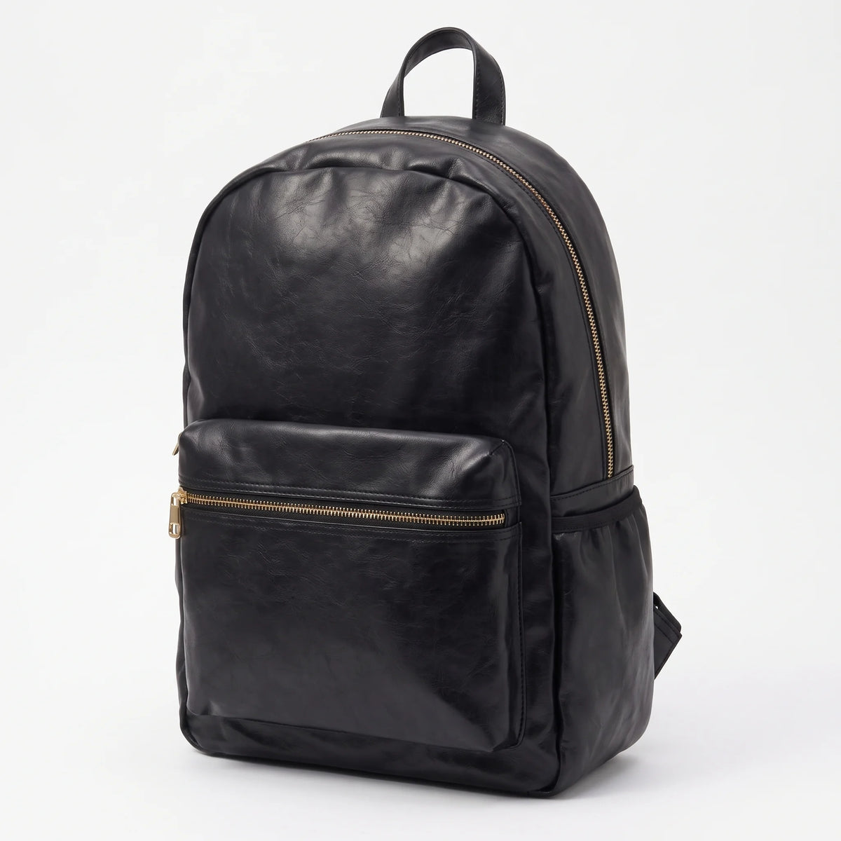 The Black Gold Voyager Leatherite Backpack