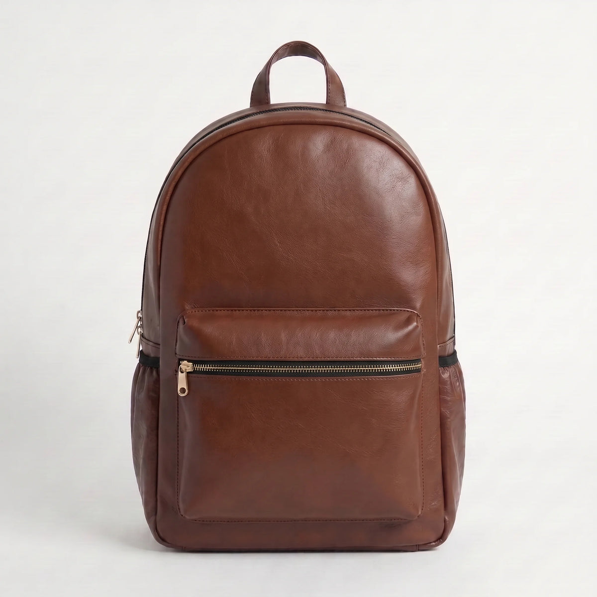 The Brown Voyager Leatherite Backpack