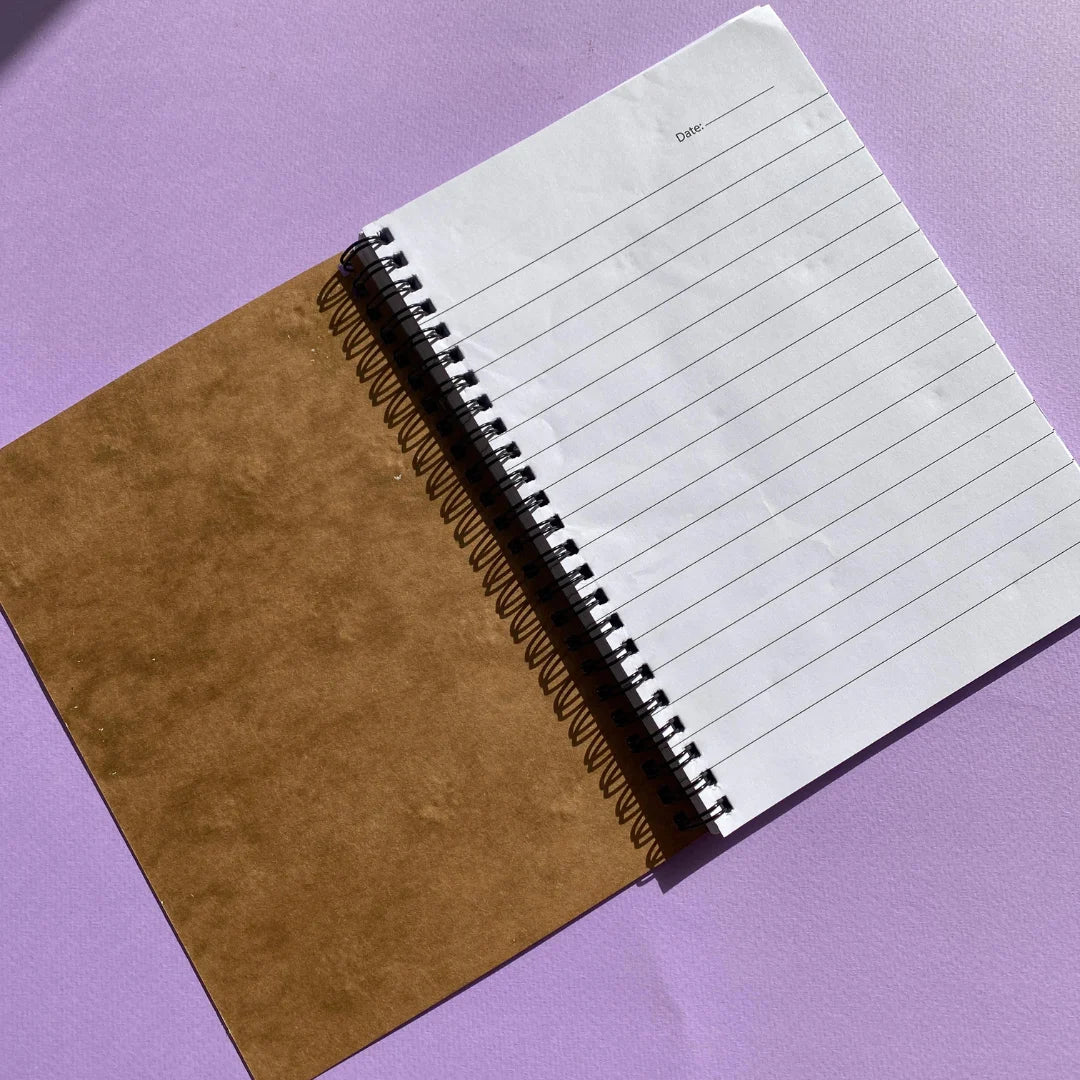 Petal Whispers Embroidered Notebook