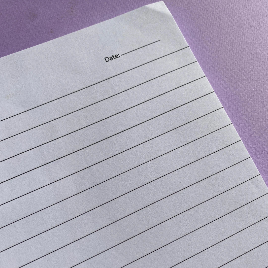 Petal Whispers Embroidered Notebook