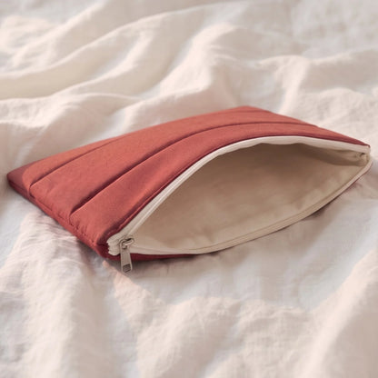 Ember Quilt Puffer Laptop Sleeve