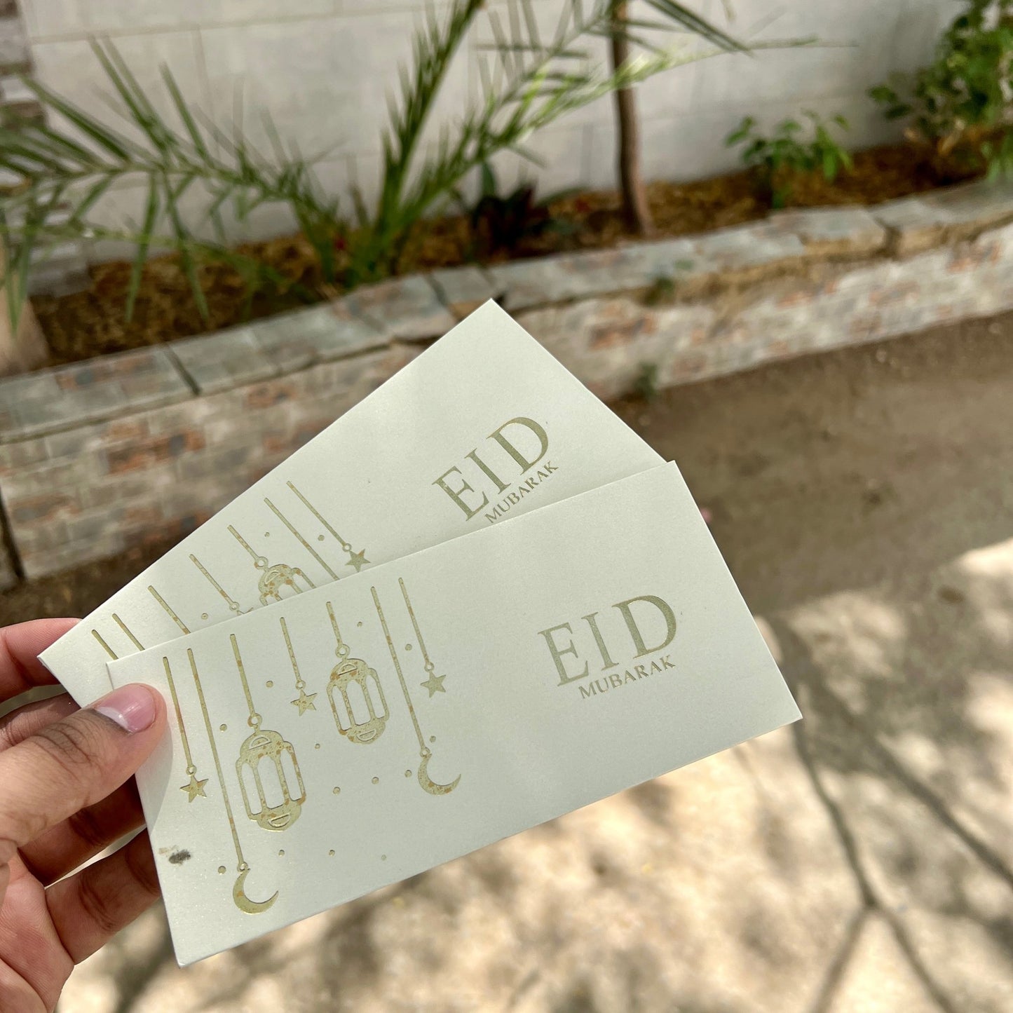 Antique Eid Mubarak | Your Name Envelopes - BREACHIT