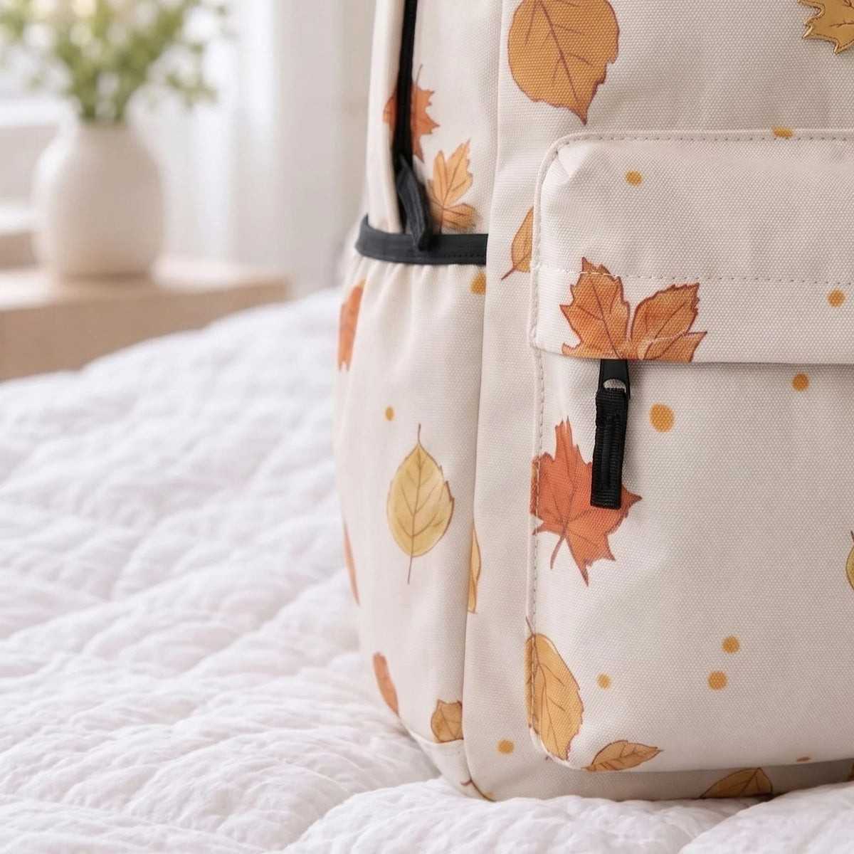 Autumn Breeze Allover Printed Backpack - BREACHIT