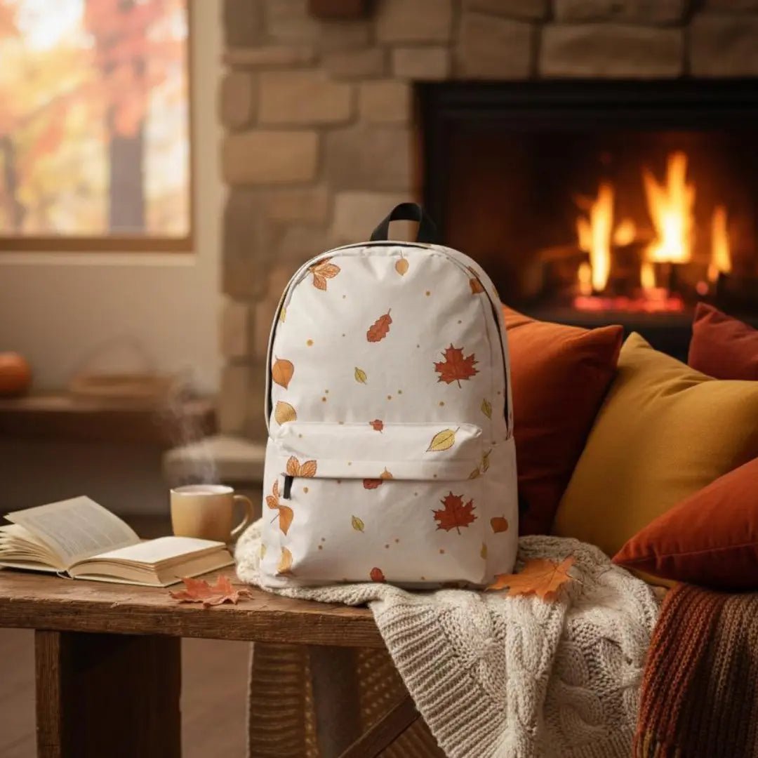 Autumn Breeze Allover Printed Backpack - BREACHIT