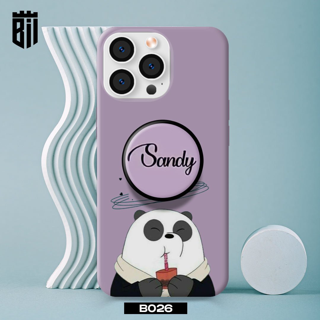 B026 Bear Mobile Case with Popsocket - BREACHIT