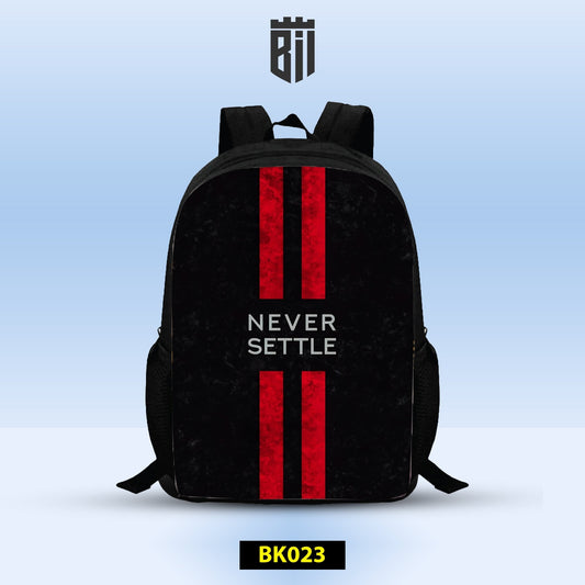 BK116 Never Settle Backpack - BREACHIT