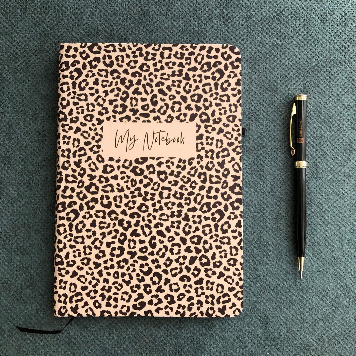 Bloom Leopard Water Bottle Scribble Journal - BREACHIT