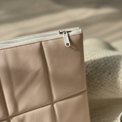 Blush Bubble Quilt Puffer Laptop Sleeve - BREACHIT