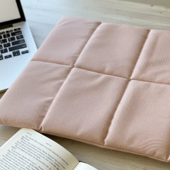 Blush Bubble Quilt Puffer Laptop Sleeve - BREACHIT