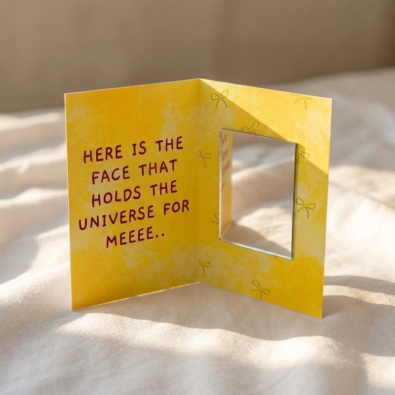 Brighter World - Mirror Greeting Card - BREACHIT