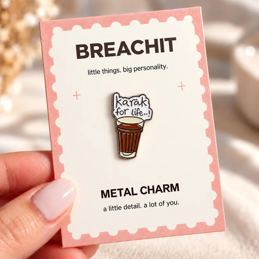 Chai for Life - Adhesive Metal Charm - BREACHIT