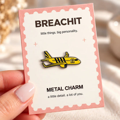 Cleared for Takeoff - Adhesive Metal Charm - BREACHIT