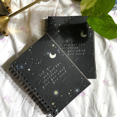 Cosmic Dreams Black Mini Notebook - BREACHIT